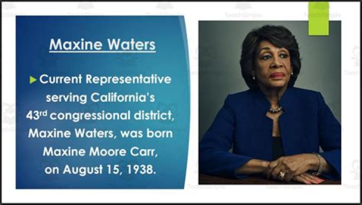 Maxine Waters Biography, Net Worth, Husband, Daughter and Other Facts